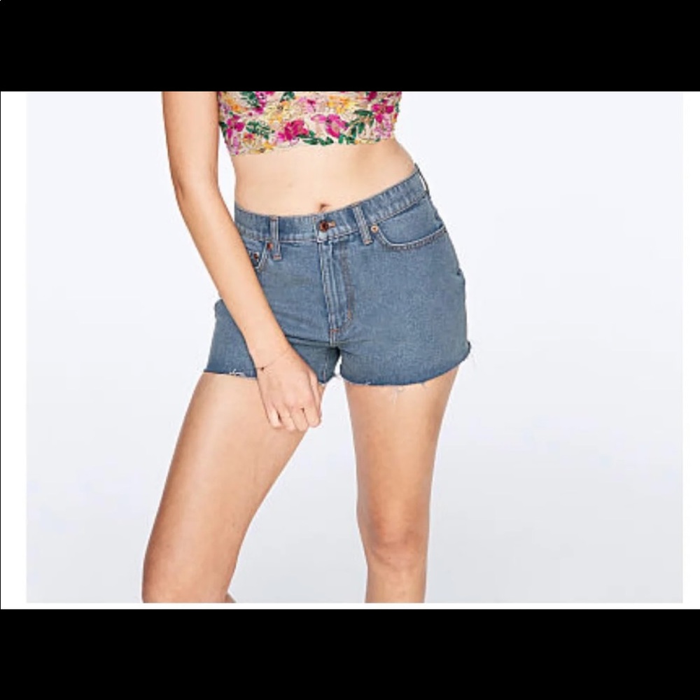 VS PINK JEAN SHORTS NWT